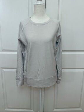 Brand New Cozy Earth Bamboo Pullover Crew Light Grey XS